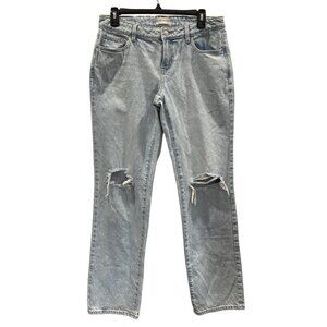 Pacsun Low Rise Straight Jeans size 28 Distressed Ripped Skater Grunge 90s Denim